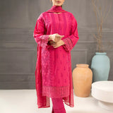 3PC Stitched Cambric Embroidered Suit (PML3PBC290)