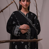 MONOCHROME EMBROIDERED LAWN SUIT