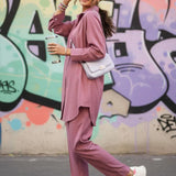 2PC Stitched Crepe suit (SS25PBC692)