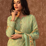 3PC Stitched Festive Embroidered Suit (SUNW6JI029)