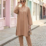2PC Stitched Crepe suit (SS25PBC691-A)