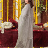 3PC Unstitched Festive Embroidered Suit (SUNS7JI049)