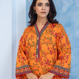 1PC Stitched Printed Khaddar Dress (AL136-A)