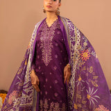 3PC Stitched Festive Embroidered Suit (NO063)