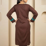 2PC Stitched Embroidered Suit (SPW6BSE150-A)