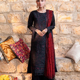 3Pc Unstitched Festive Embroidered Suit (No017)