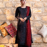 3Pc Unstitched Festive Embroidered Suit (No017)