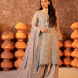 3PC Stitched Festive Embroidered Suit (SUNW6JI034)