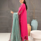 3PC Stitched Jacquard Embroidered Suit (SPL3PELP053)