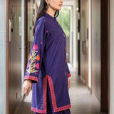 2PC Stitched Khaddar Embroidered Suit (SPW6BSE142)