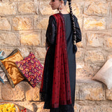 3Pc Unstitched Festive Embroidered Suit (No017)