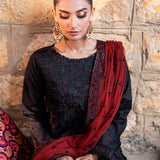 3Pc Unstitched Festive Embroidered Suit (No017)