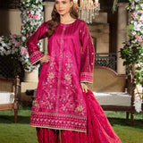 3PC Unstitched Festive Embroidered Suit (SUNW7NO079)