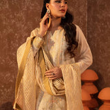 3PC Unstitched Festive Embroidered Suit (SUNW6JI035)