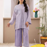 2PC Stitched Jacquard Embroidered Suit (SPL2PEC024)