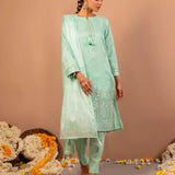 3PC Stitched Festive Embroidered Suit (No065)