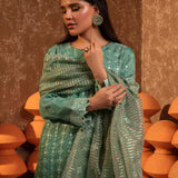 3PC Unstitched Festive Embroidered Suit (SUNW6JI036)