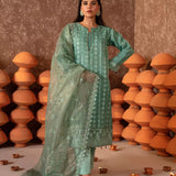 3PC Stitched Festive Embroidered Suit (SUNW6JI036)