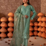 3PC Unstitched Festive Embroidered Suit (SUNW6JI036)