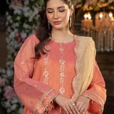 3PC Unstitched Festive Embroidered Suit (SUNW7NO076)