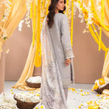 3Pc Unstitched Festive Embroidered Suit (No066)