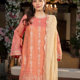 3PC Unstitched Festive Embroidered Suit (SUNW7NO076)