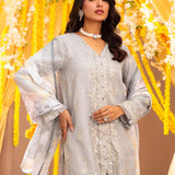 3Pc Unstitched Festive Embroidered Suit (No066)