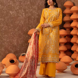 3PC Unstitched Festive Embroidered Suit (SUNW6NO040)