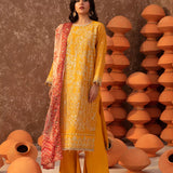 3PC Unstitched Festive Embroidered Suit (SUNW6NO040)
