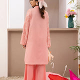 2PC Stitched Jacquard Embroidered Suit (SPL2PEC025)