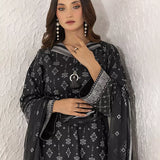 3PC Unstitched Printed Lawn Silk Suit (ASI282)