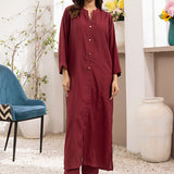 2PC Stitched Crepe Silk Suit