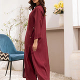 2PC Stitched Crepe Silk Suit