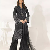 3PC Unstitched Printed Lawn Silk Suit (ASI281)