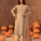 3PC Unstitched Festive Embroidered Suit (SUNW6NO041)