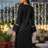 2PC Stitched Cambric Embroidered Suit (PML2PEC239)