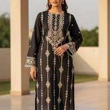 2PC Stitched Cambric Embroidered Suit (PML2PEC237)