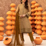 3PC Unstitched Festive Embroidered Suit (SUNW6NO045)