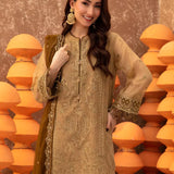 3PC Unstitched Festive Embroidered Suit (SUNW6NO045)
