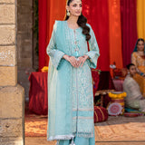 3Pc Unstitched Festive Embroidered Suit (No029)