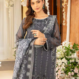 3PC Unstitched Festive Embroidered Suit (SUNW7JI093)