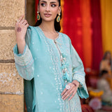 3Pc Unstitched Festive Embroidered Suit (No029)