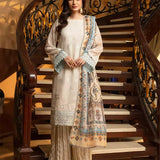 3PC Unstitched Festive Embroidered Suit (SUNW7JI092)