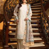 3PC Unstitched Festive Embroidered Suit (SUNW7JI092)