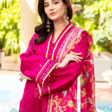 3PC Unstitched Festive Embroidered Suit (SUNW7JI091)