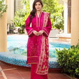 3PC Unstitched Festive Embroidered Suit (SUNW7JI091)