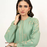 2PC Stitched khaddar Embroidered Suit (WP7L2PEE415)