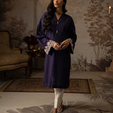 1Pc Solid Embellished Stitched Suit