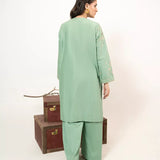 2PC Stitched khaddar Embroidered Suit (WP7L2PEE415)