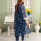 3PC Stitched Cambric Embroidered Suit (PML3PBC288)